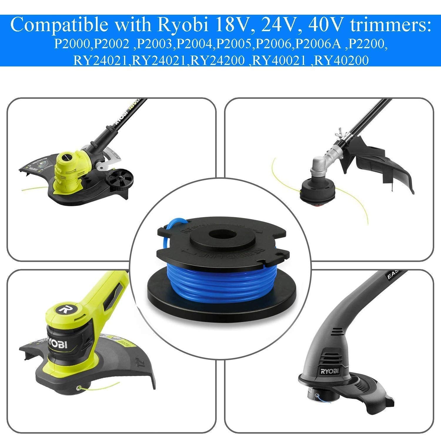 THTEN Trimmer Spool packaging with safety warnings