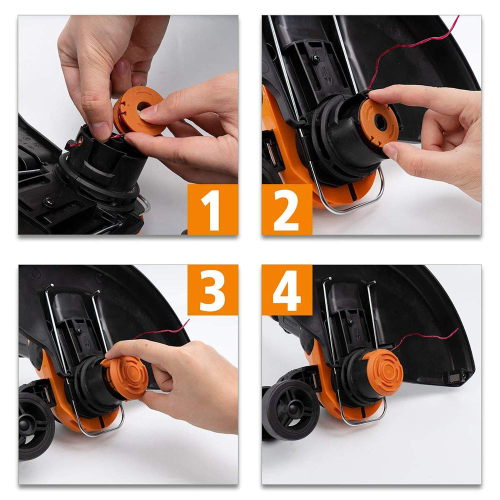 THTEN WA0010 spool installed on Worx trimmer