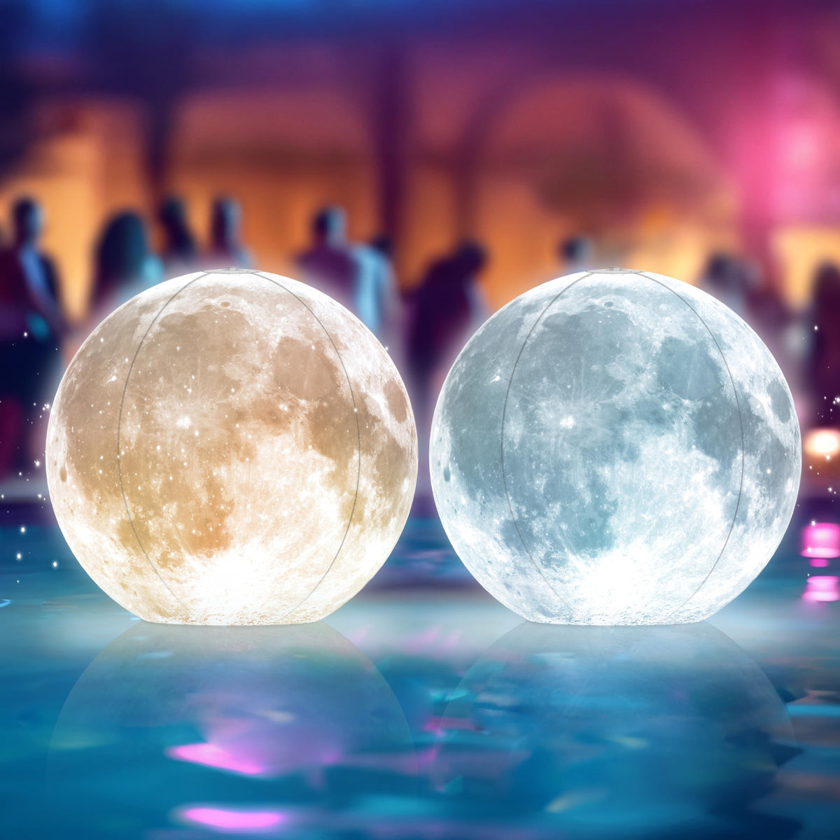 TIALLY Full Moon Floating Pool Light front view