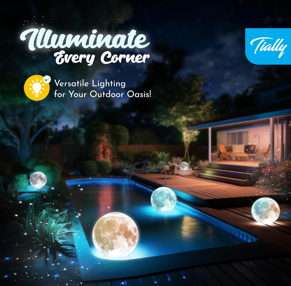 TIALLY Full Moon Floating Pool Light repair kit