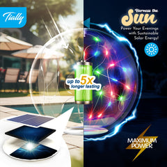 TIALLY solar floating pool lights pack of 2 with user manual