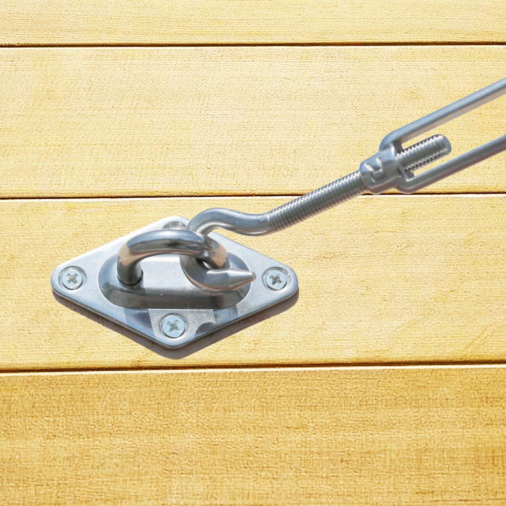 Tiberham stainless steel hardware kit showing screws and expansion bolts