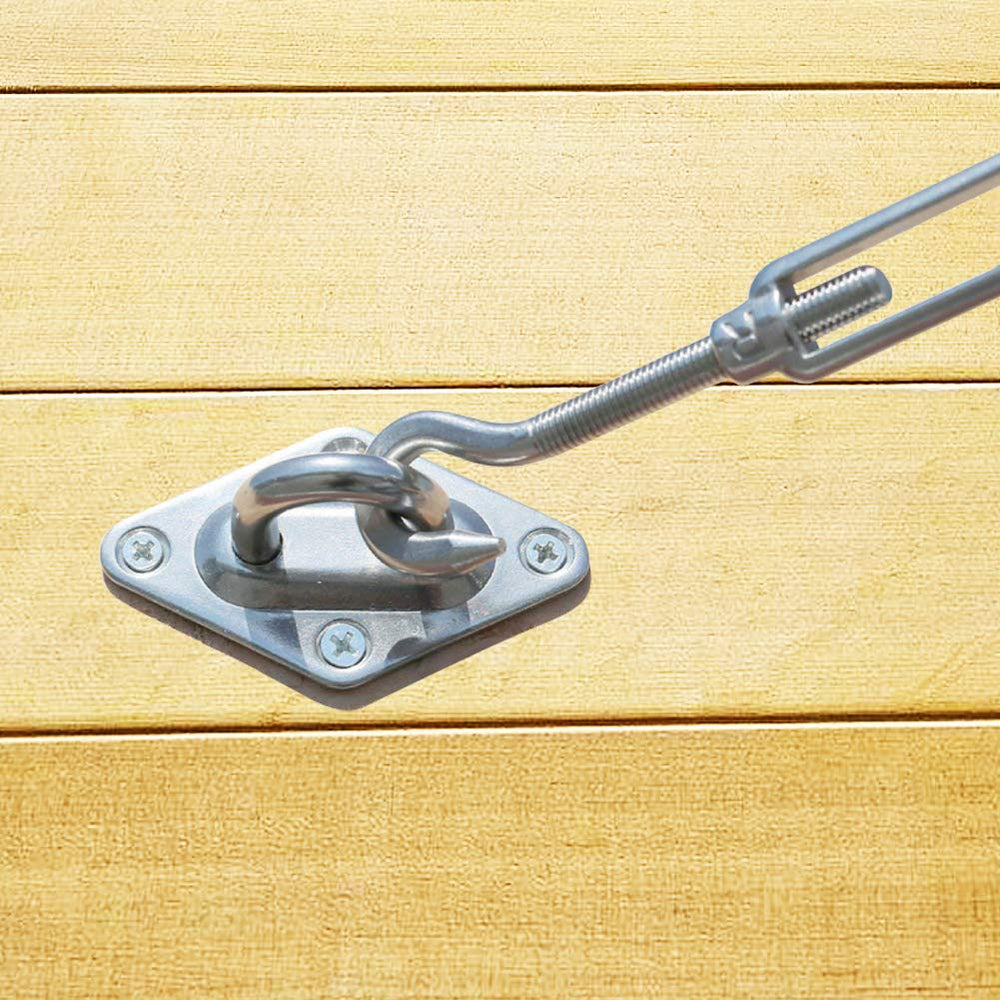 Tiberham stainless steel hardware kit showing screws and expansion bolts
