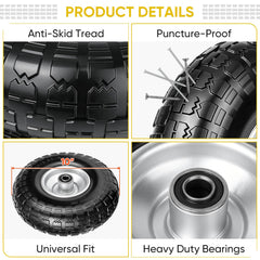 TICONN flat-free tire side view