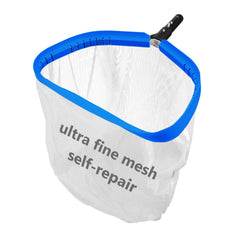 TidyMister 17.5 inch Ultra Fine Mesh Pool Skimmer Net with blue frame