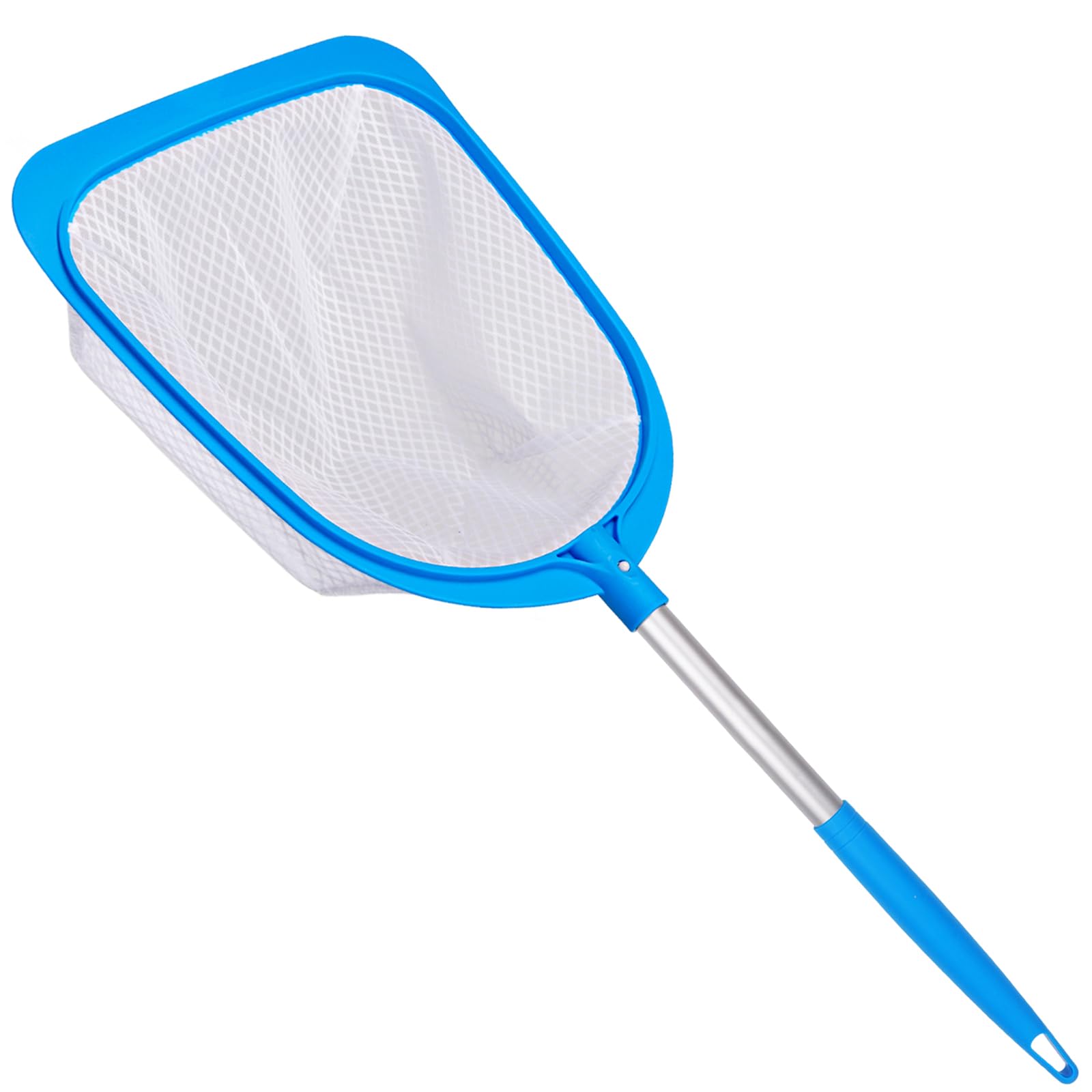 TidyMister 25'' Pool Skimmer Net front view with diamond mesh