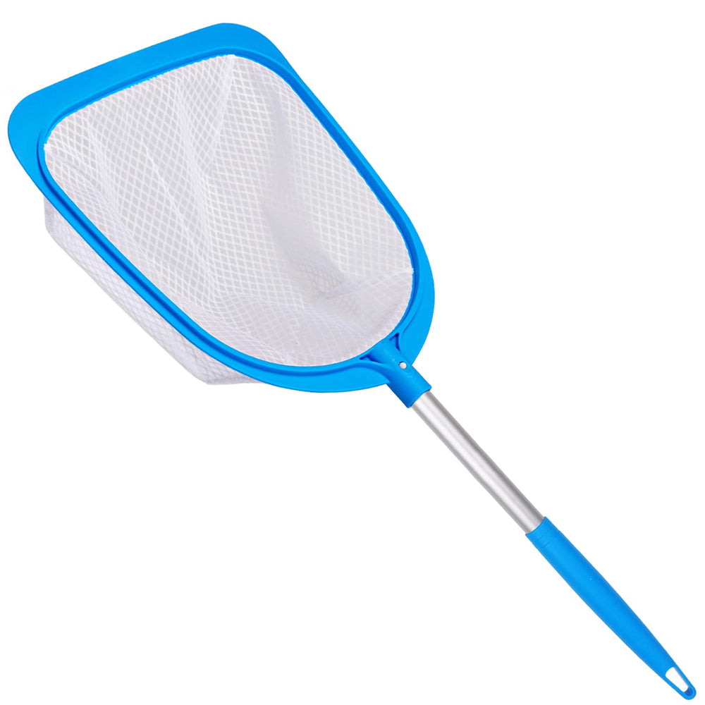 TidyMister 25'' Pool Skimmer Net front view with diamond mesh