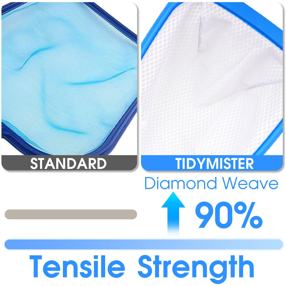 TidyMister 32'' Spa Skimmer Net with hanging hole for easy storage