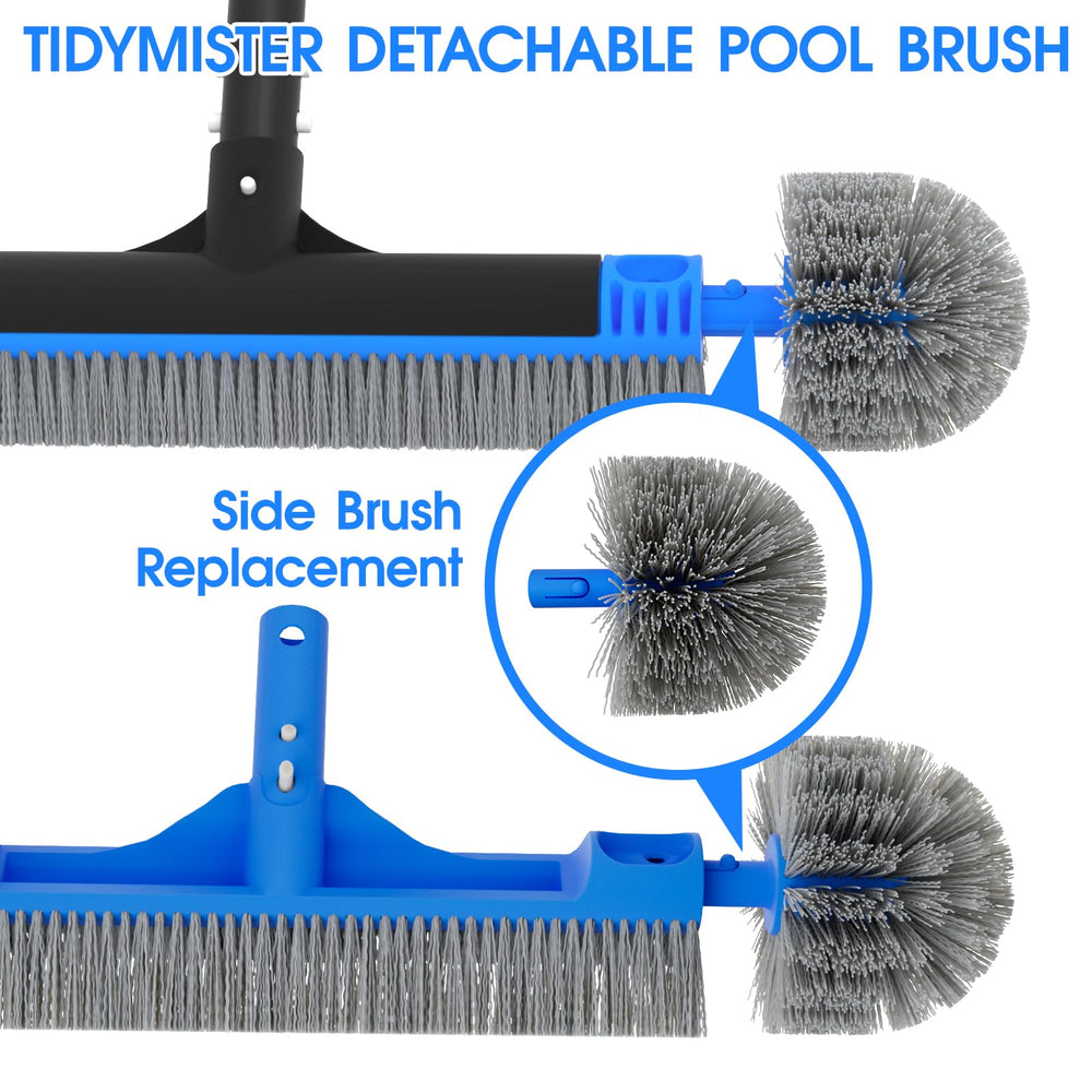 TidyMister Small Pool Brush displayed with packaging