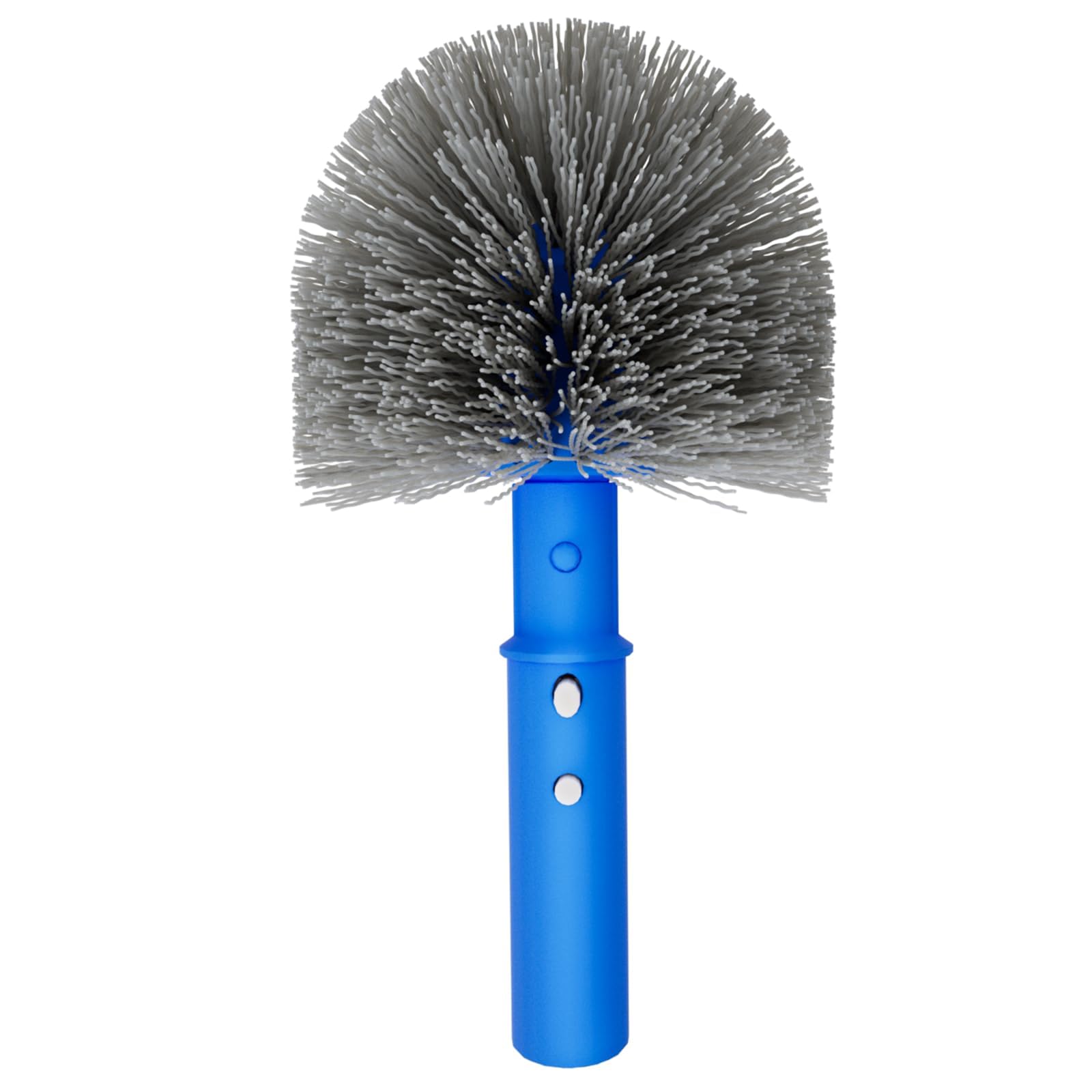 TidyMister Small Pool Brush Head front view with wave bristles