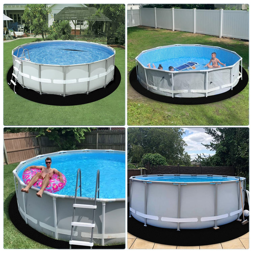 TIEBOLA Pool Liner Pad with above ground pool