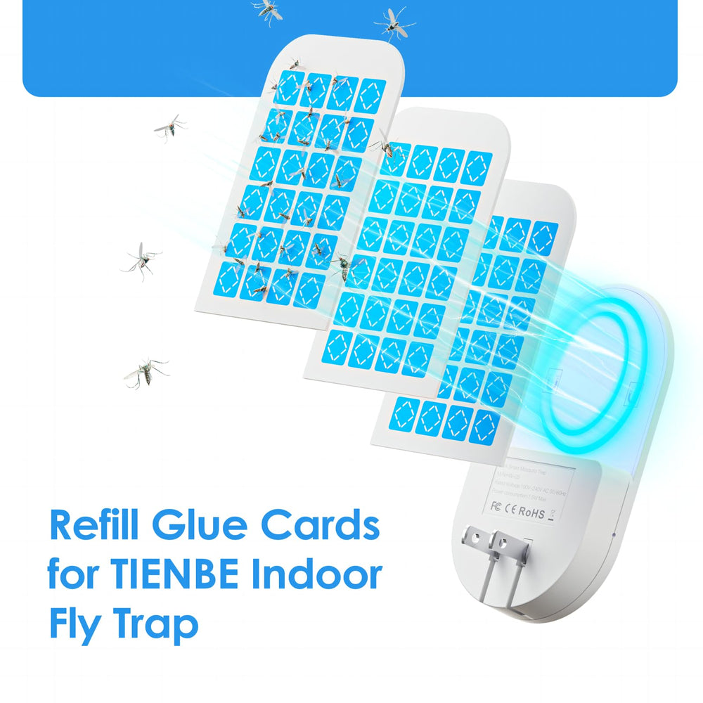TIENBE Glue Card inserted into Indoor Fly Trap
