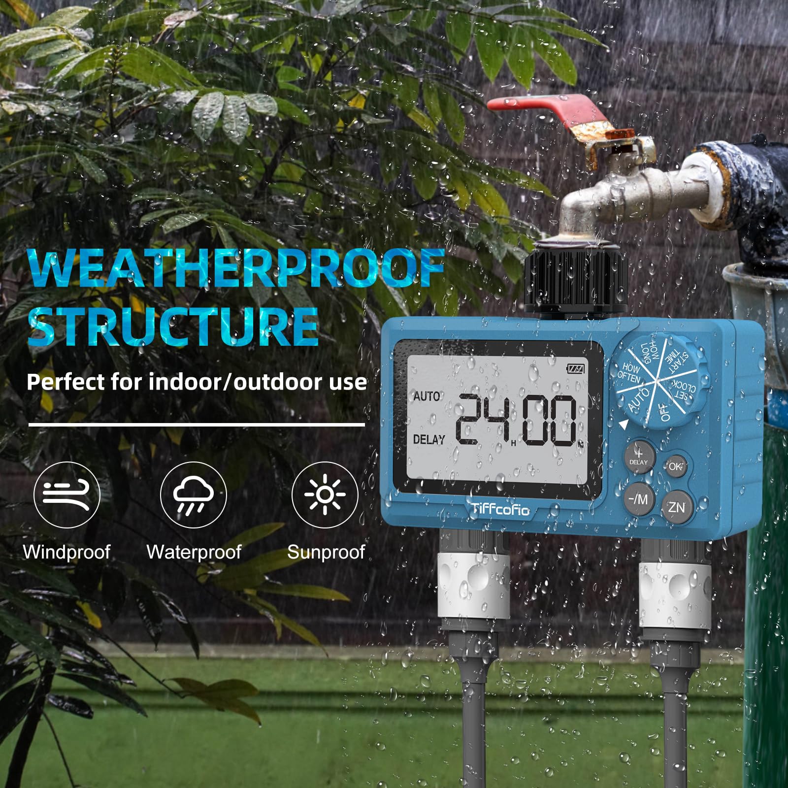 Tiffcofio Sprinkler Timer Outdoor packaging display