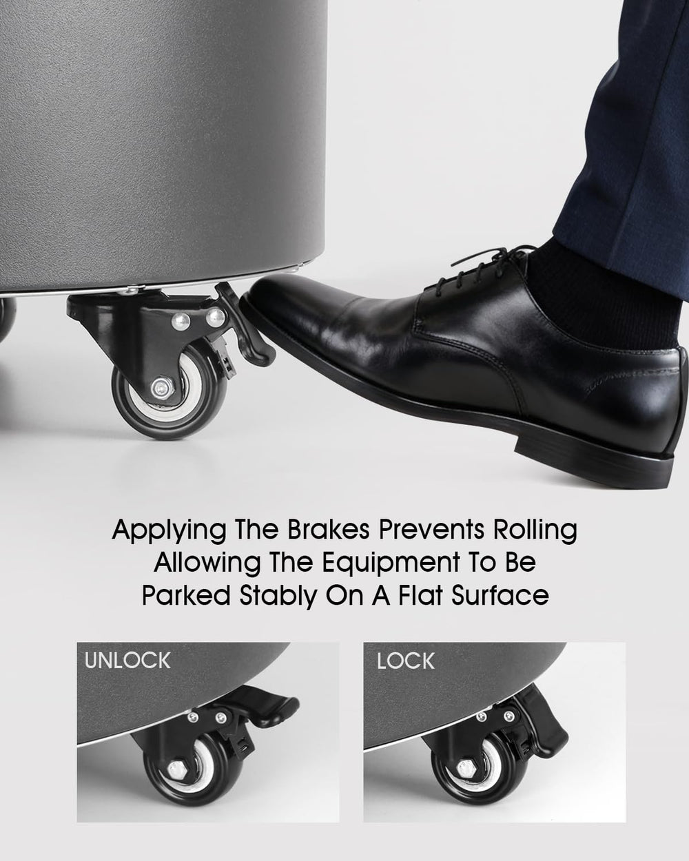 Tiga Wheel Kit showing PVC tread for quiet movement