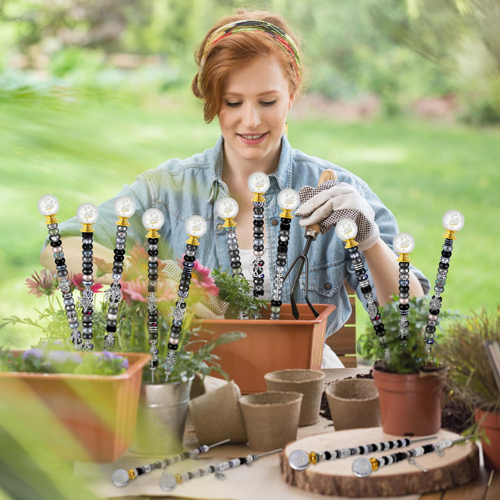 Tigeen DIY Fairy Wand Plant Stake pack showing all components