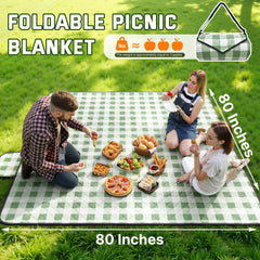 TigeJoy picnic blanket showing thick cotton padding