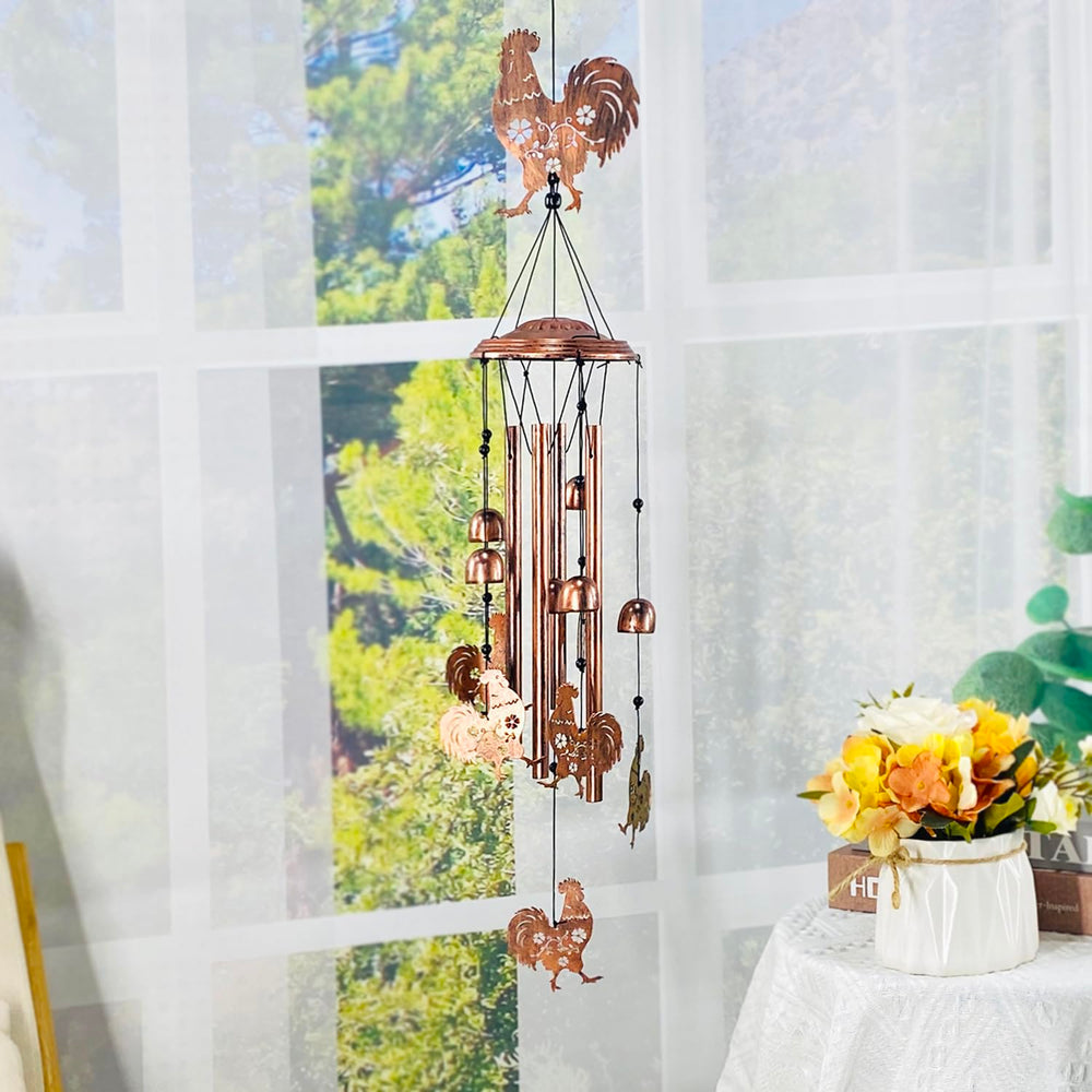 TIGGSY Chicken Wind Chime packaging on a table