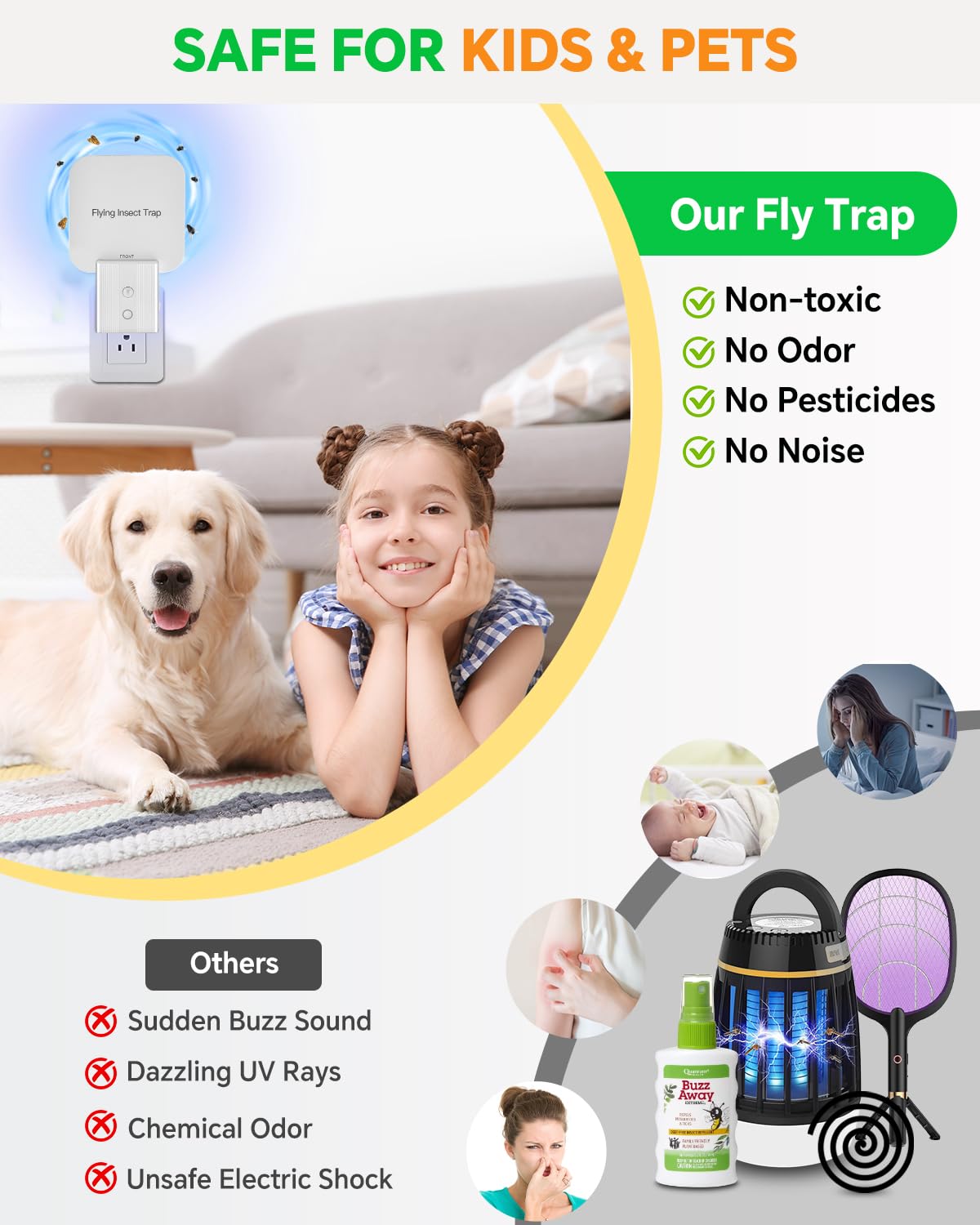 Tihilgam Fly Trap in a dark room setup