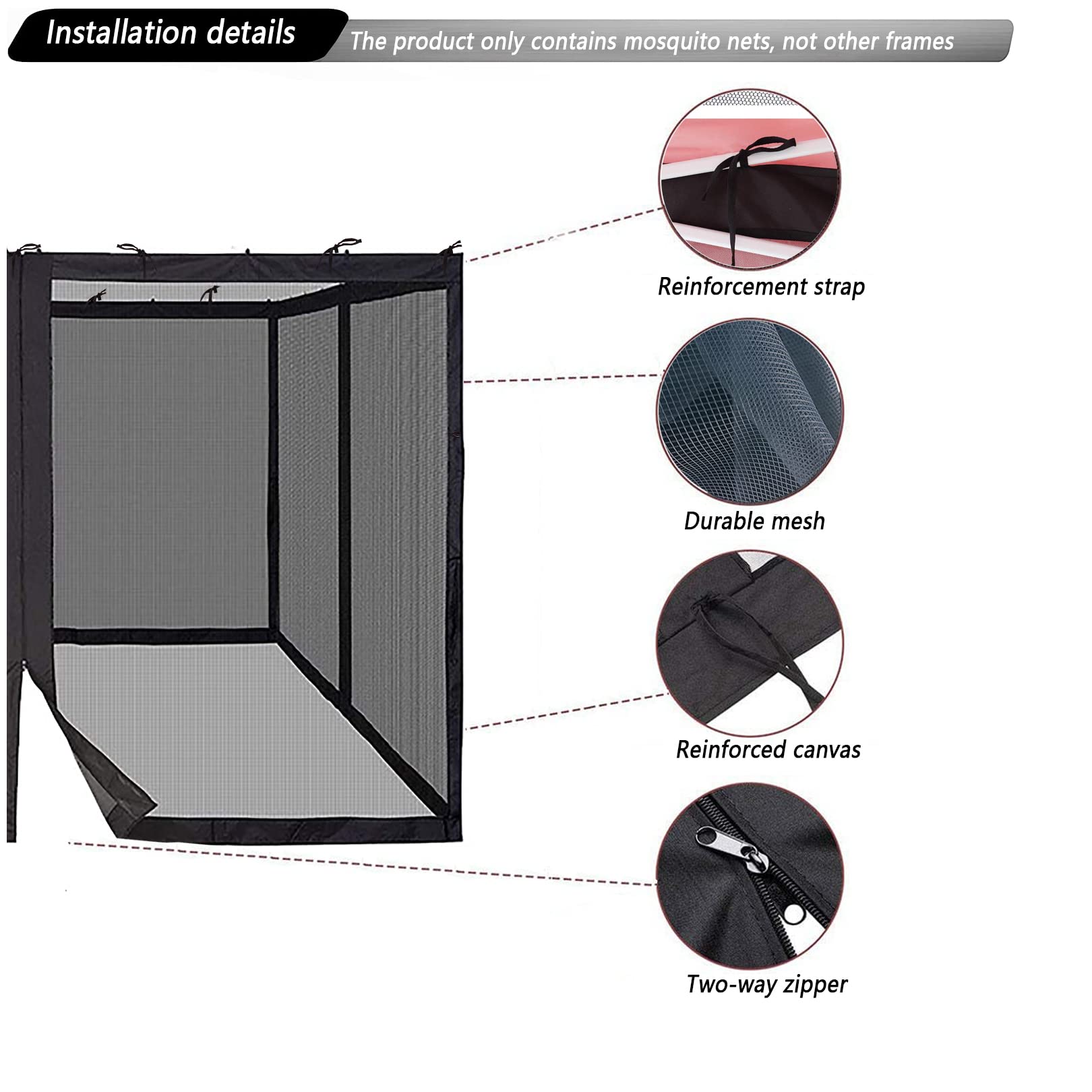 Tiimmgaal mosquito net with small mesh design