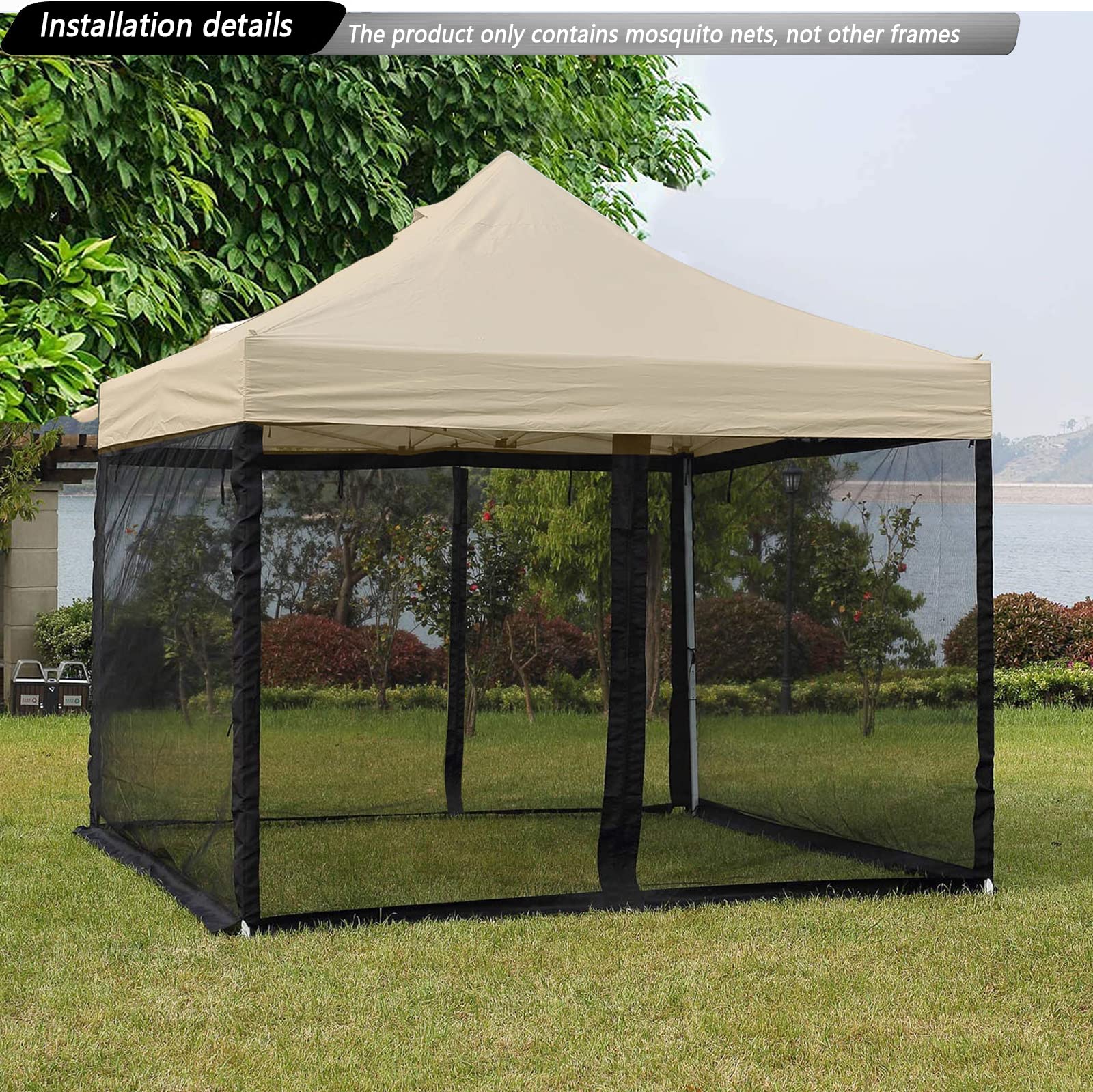 Tiimmgaal mosquito netting folded for storage