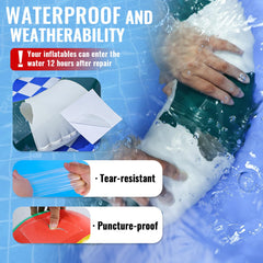 Tikfoam repair tape packaging with clear design