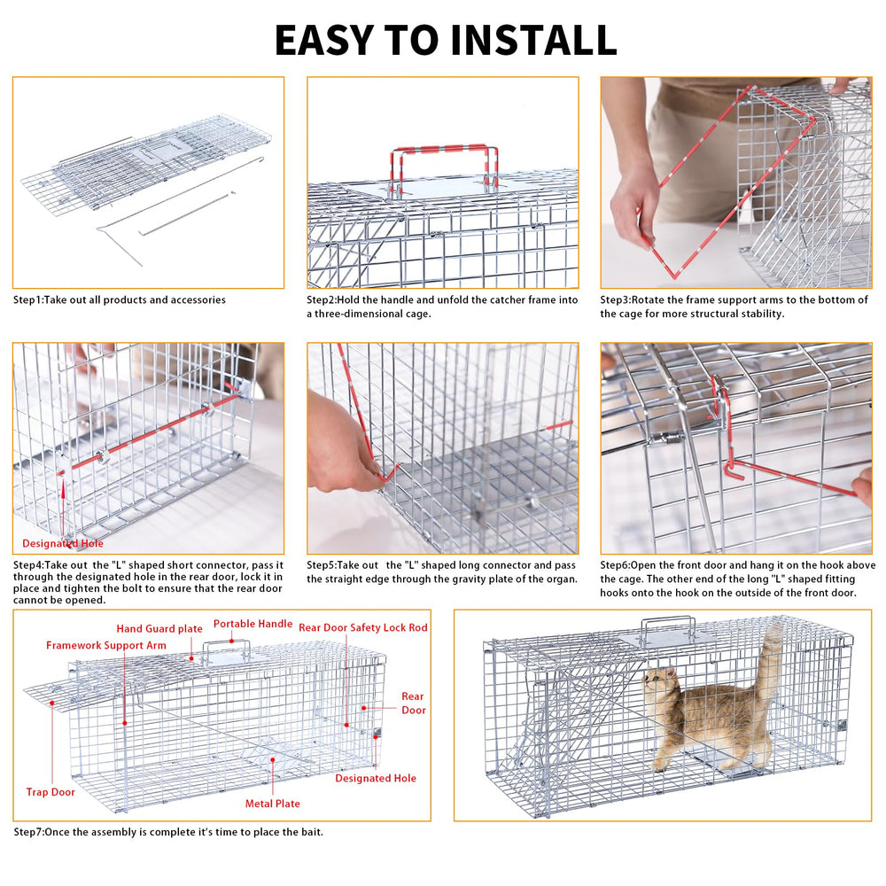 Timaze 32-inch trap with handle protection