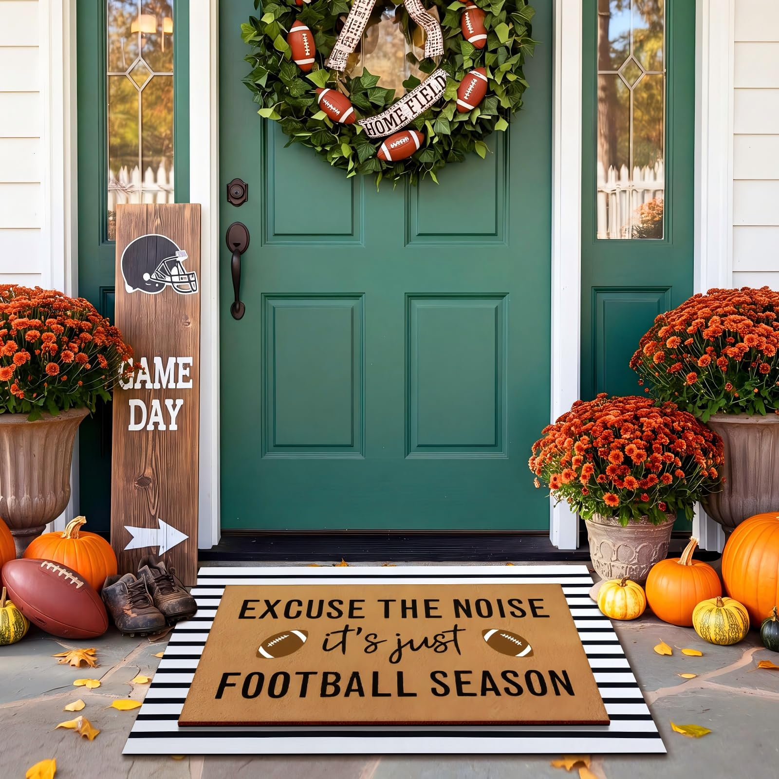 Tinideya doormat in an entryway setting