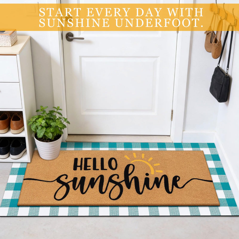 Tinideya doormat set in a cozy entryway