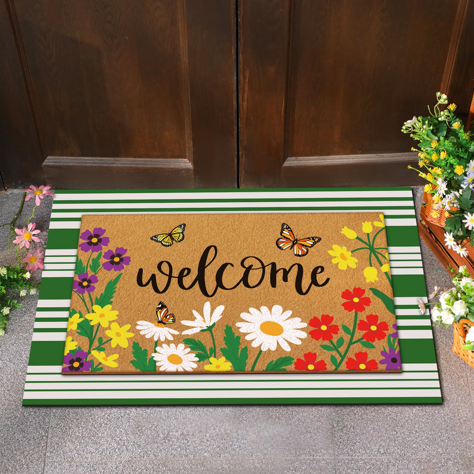 Tinideya doormat set showcasing its layered design