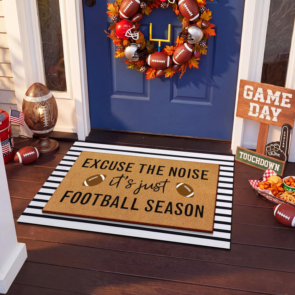Tinideya doormat set showing size and layering effect