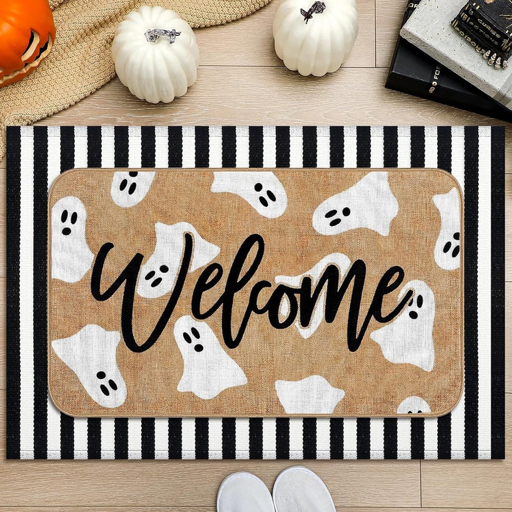 Tinideya Halloween Door Mat Set in packaging