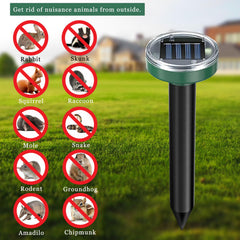 Tirgo Solar Powered Mole Repellent Pack of 10