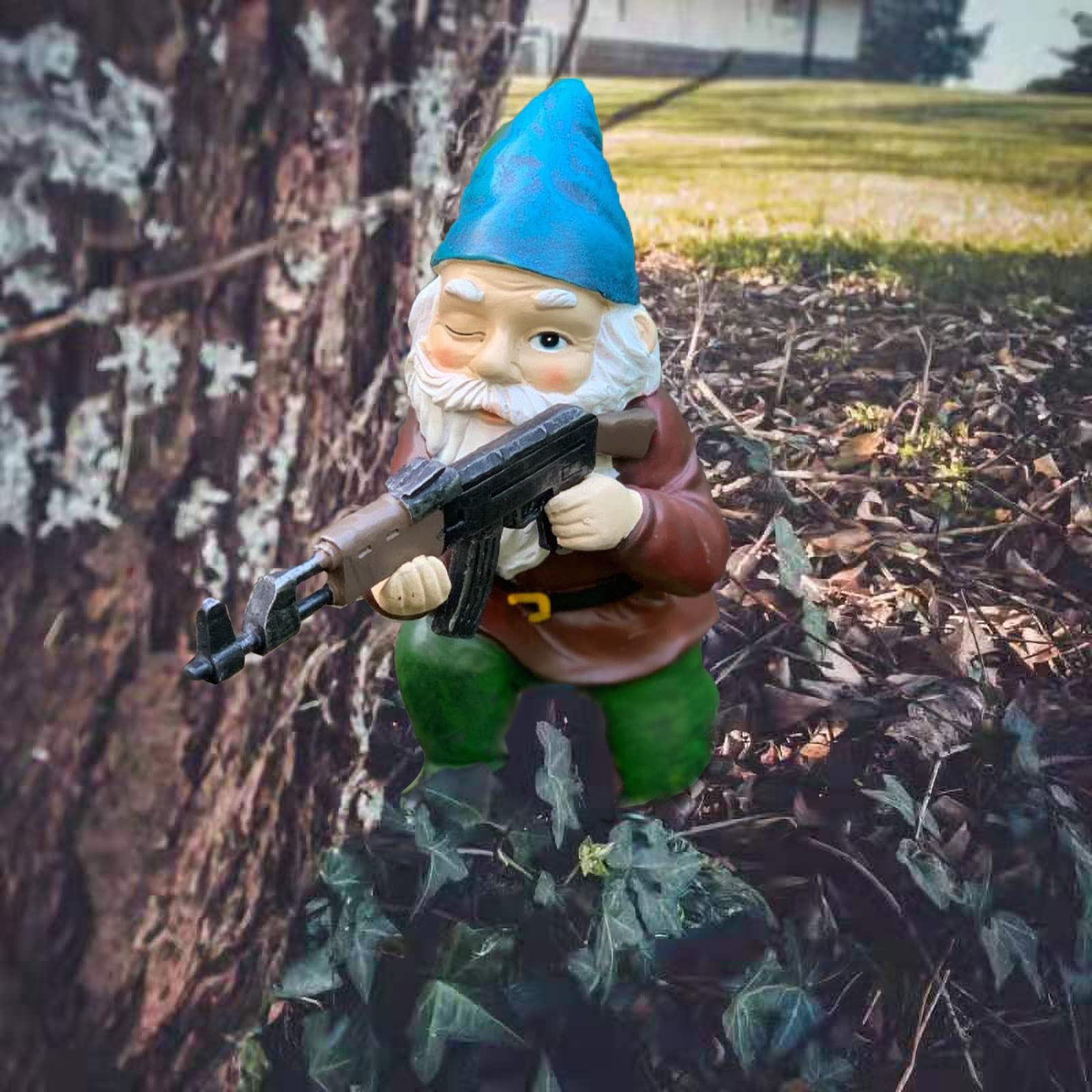 Tirifer Garden Gnome, side view with details