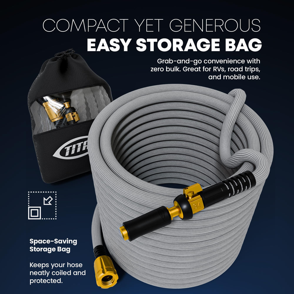 Titan 25FT hose with precision-engineered nozzle
