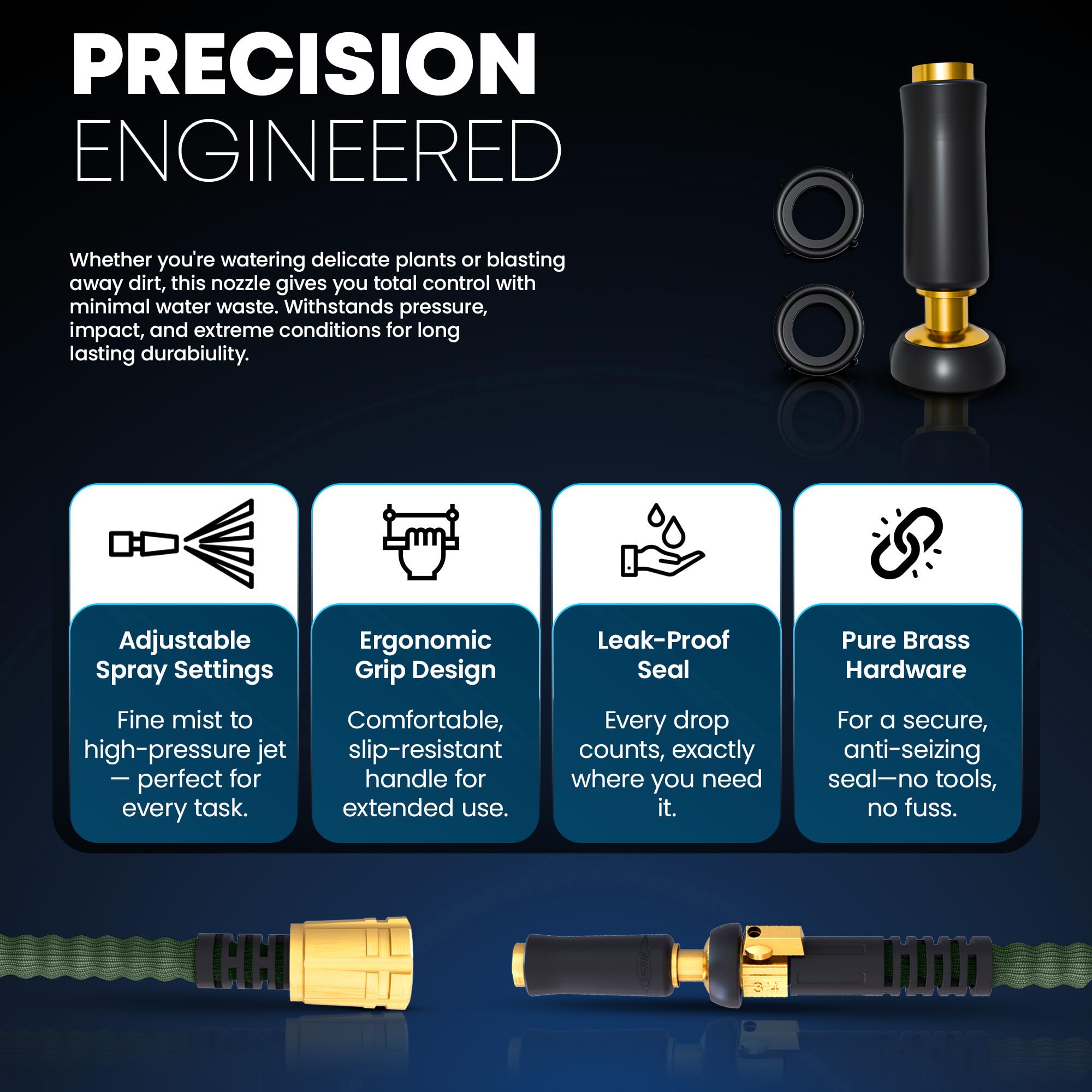 Titan garden hose packaging and specifications