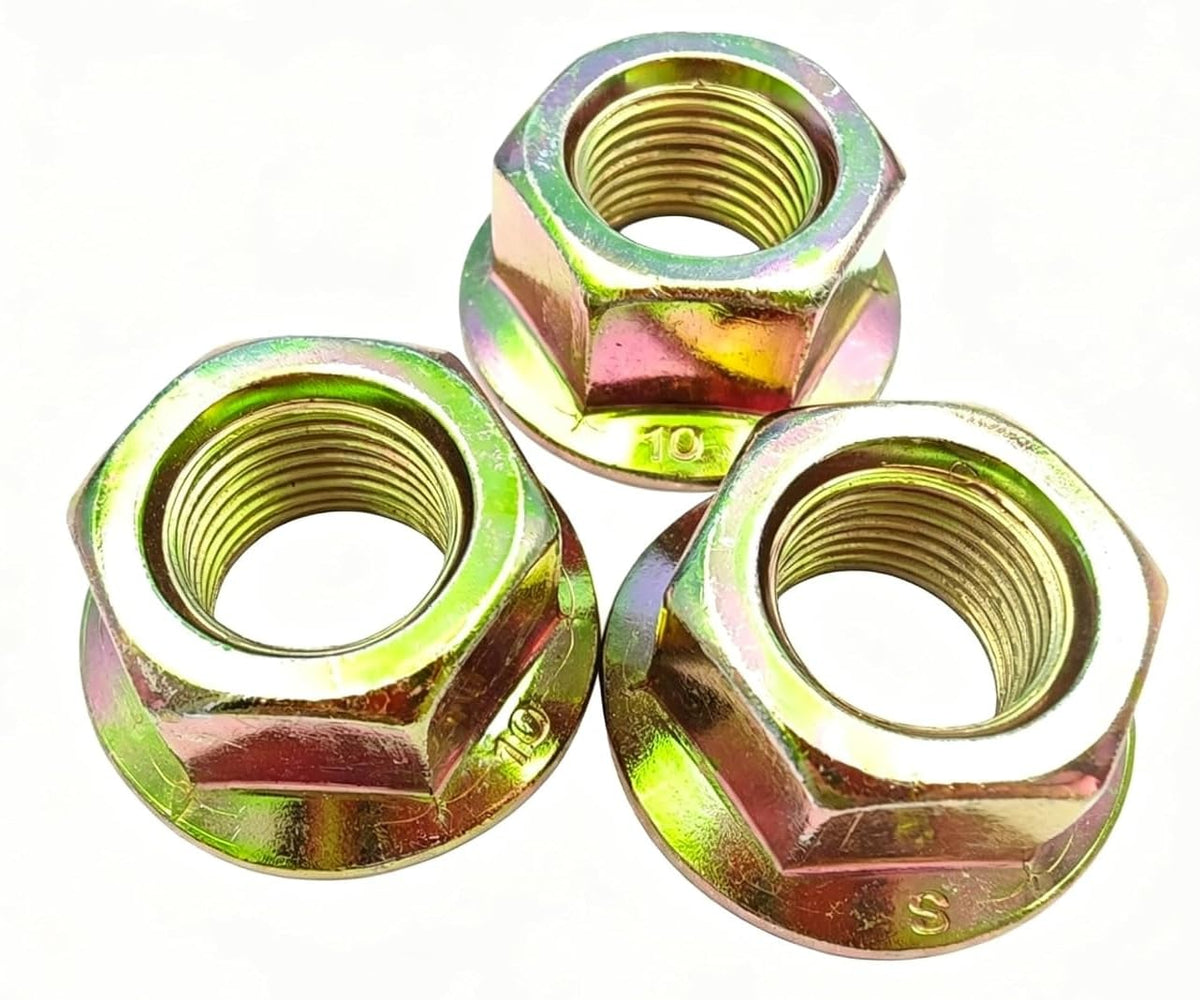 TITISKIN 3PCS Spindle Blade Nut golden-brown front view