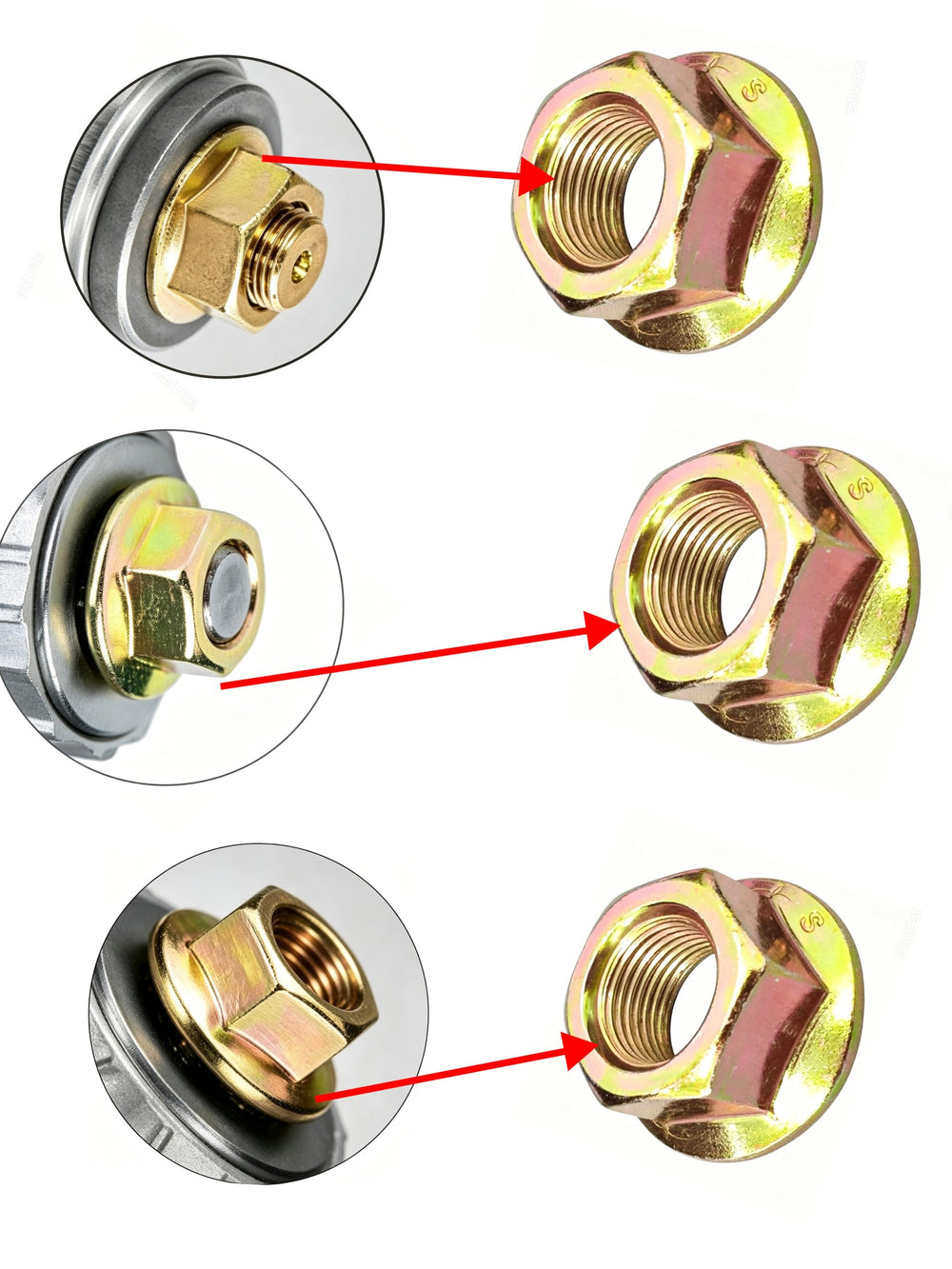 TITISKIN Spindle Blade Nut packaging display