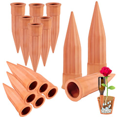 TKSCUSR Self-Watering Stakes pack of 15 terracotta watering devices