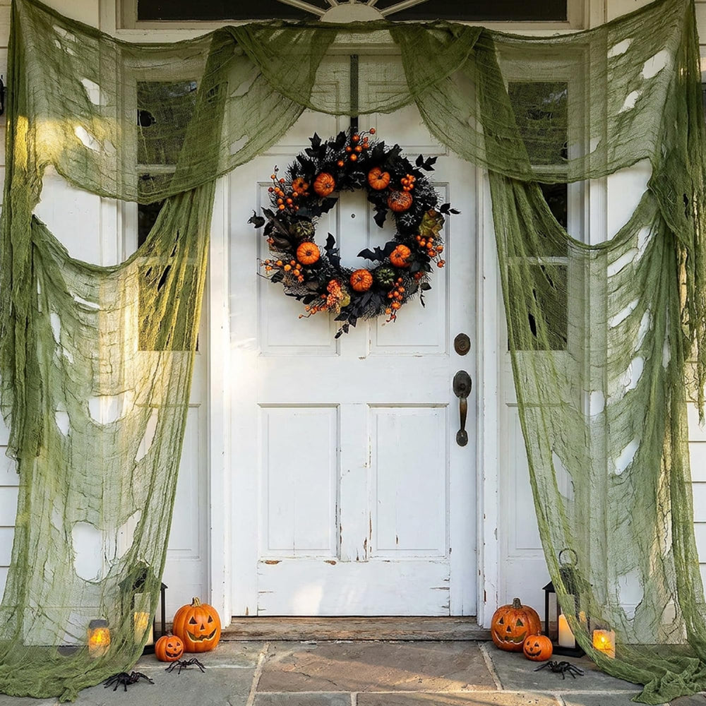 Tlswshsy Creepy Cloth used in indoor Halloween decor with candles