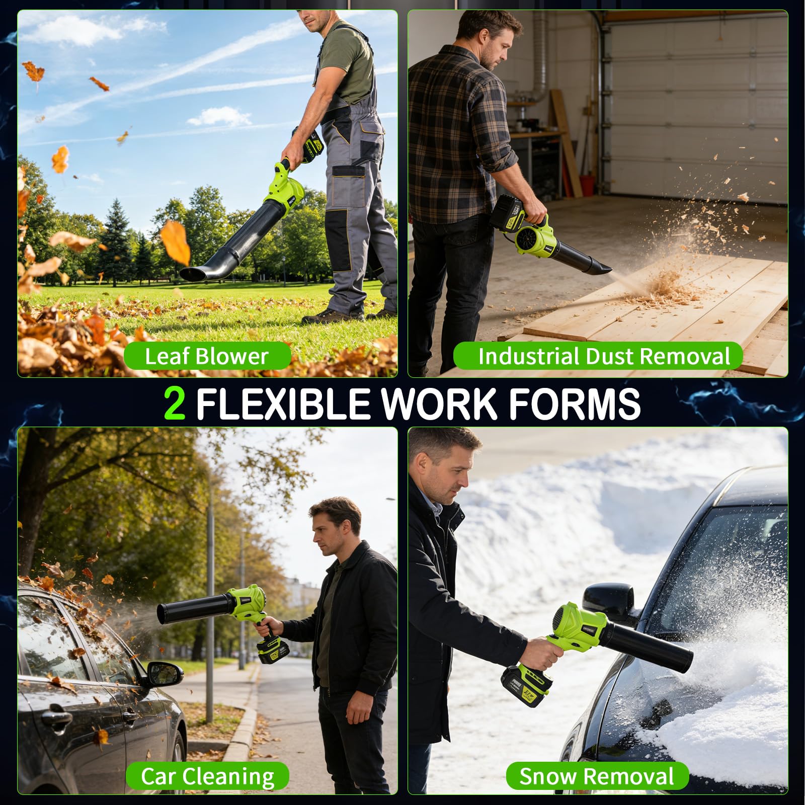 TNELTUEB leaf blower showing user-friendly design