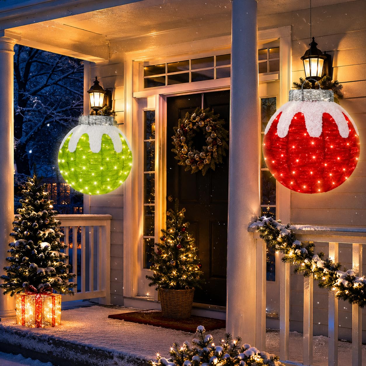 Tngan Christmas decorations compact storage