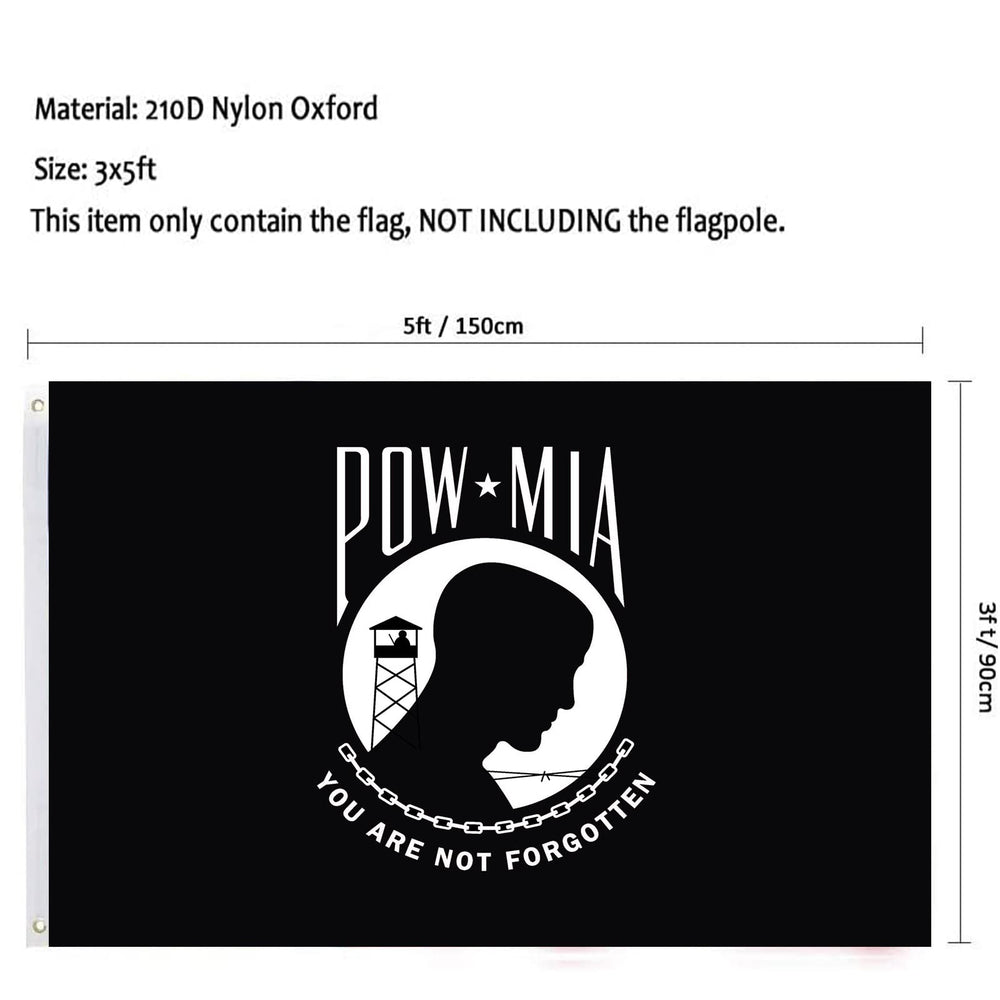 tnpun Pow Mia Flag folded with packaging