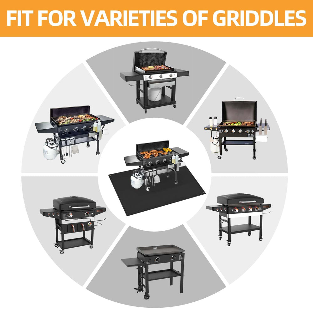 TOHONFOO Grill Mat flat on deck