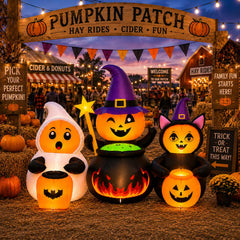 Toiyjofe Halloween decoration with stakes and blower included