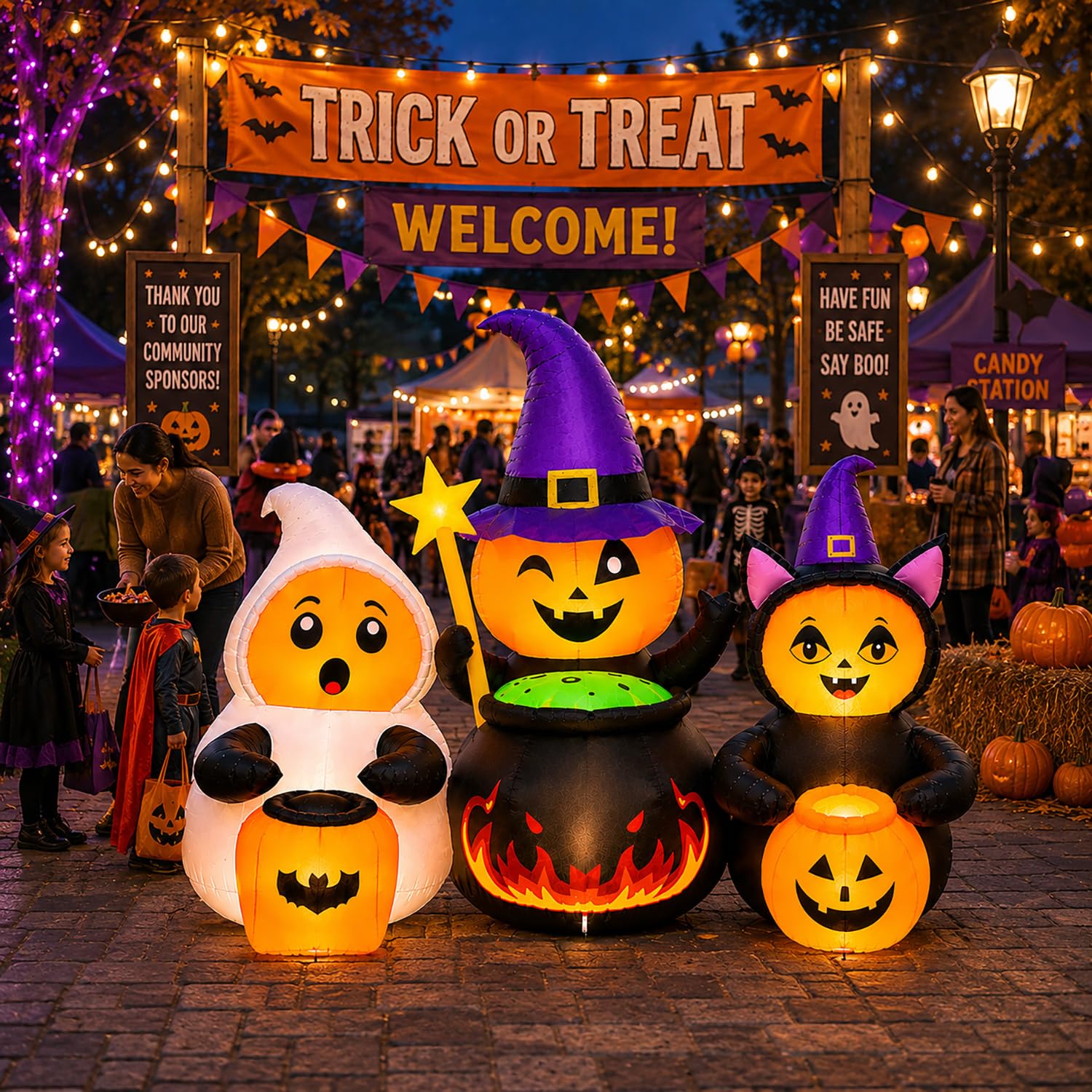 Toiyjofe Halloween inflatable packaging and details