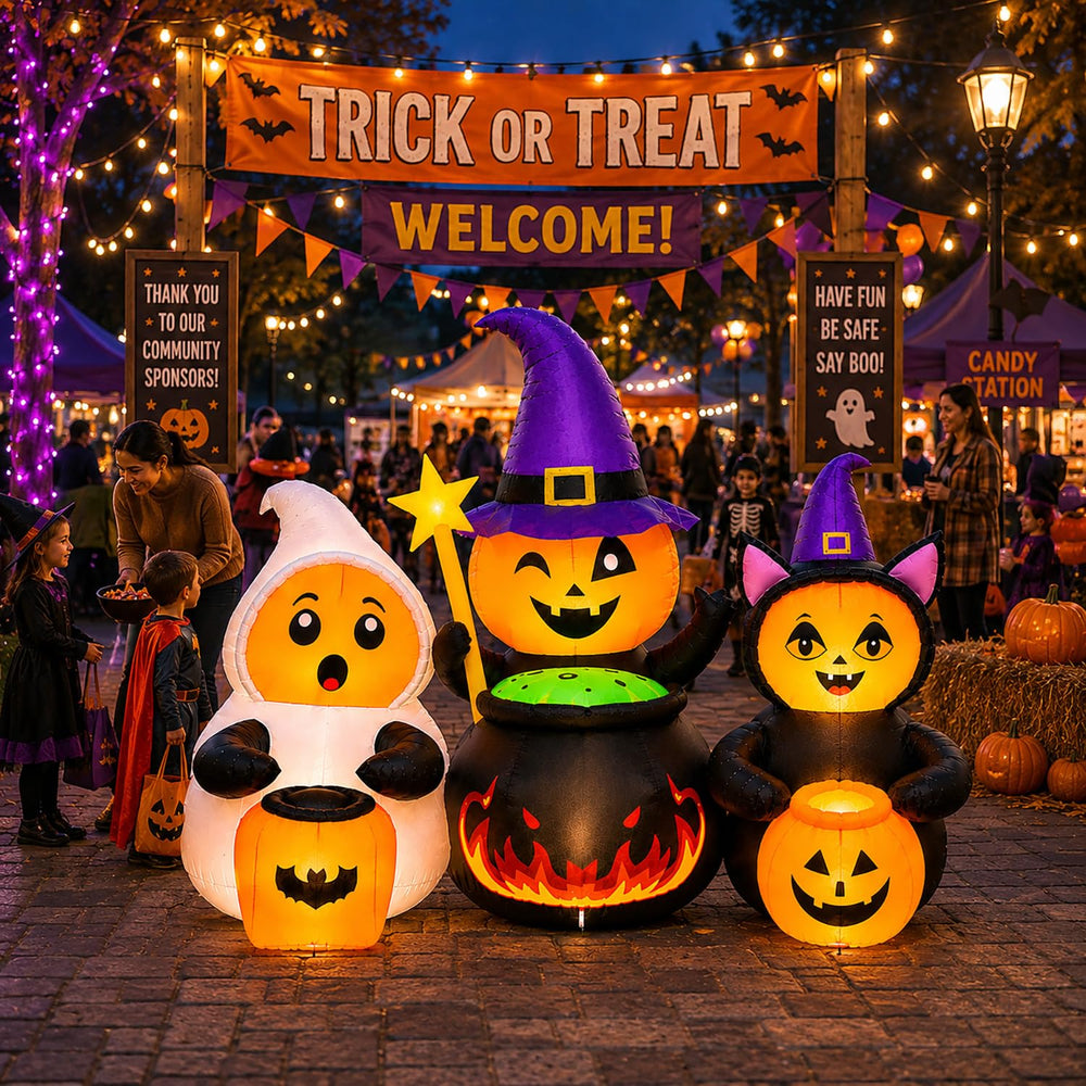 Toiyjofe Halloween inflatable packaging and details