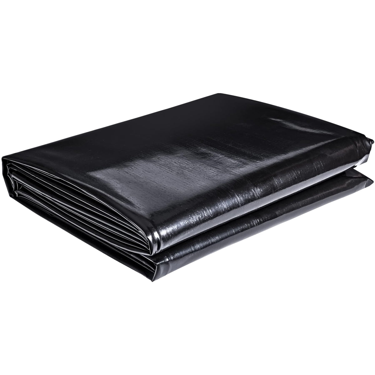 ToLanbbt Pond Liner 8 x 10 Ft black front view