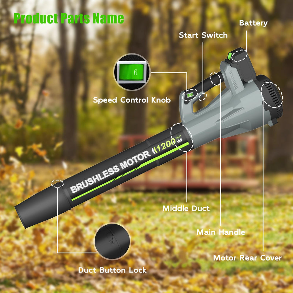 TOLOOCC leaf blower packaging display