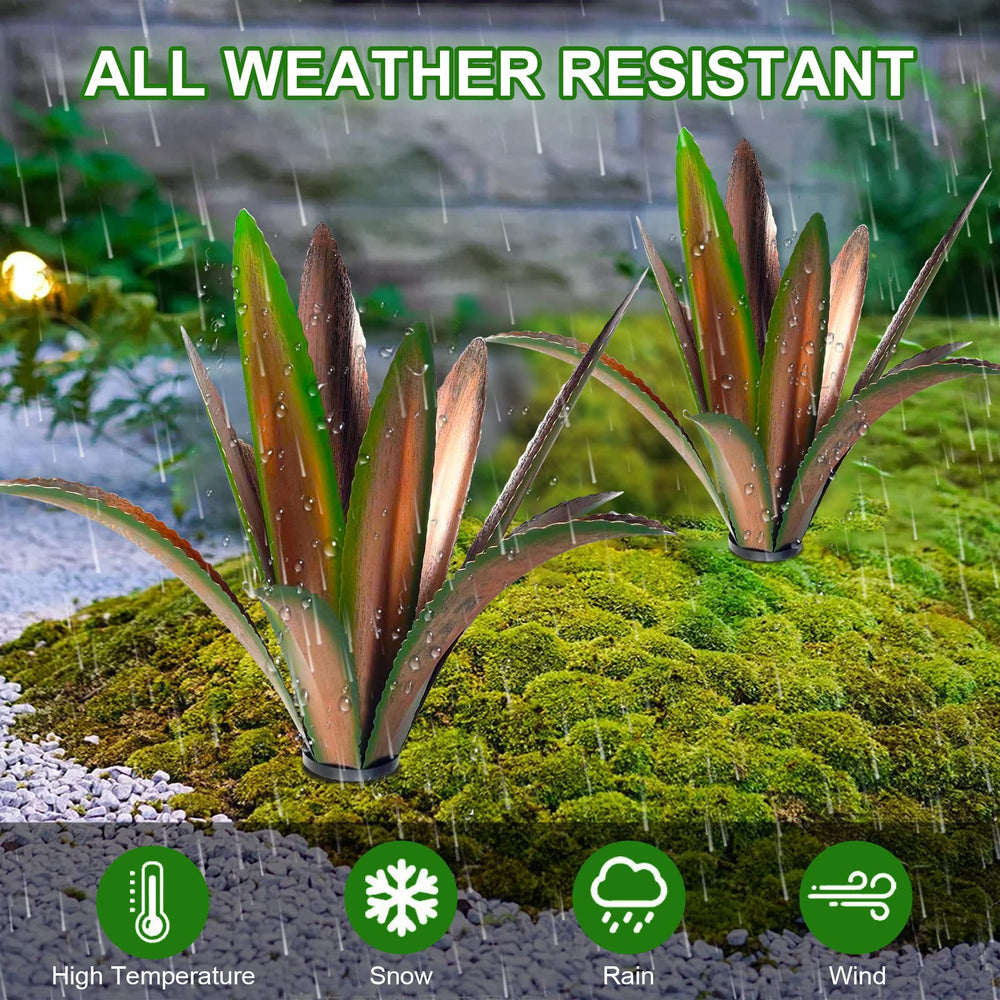 TOMBABY Agave Garden Art Sculpture packaging with product details