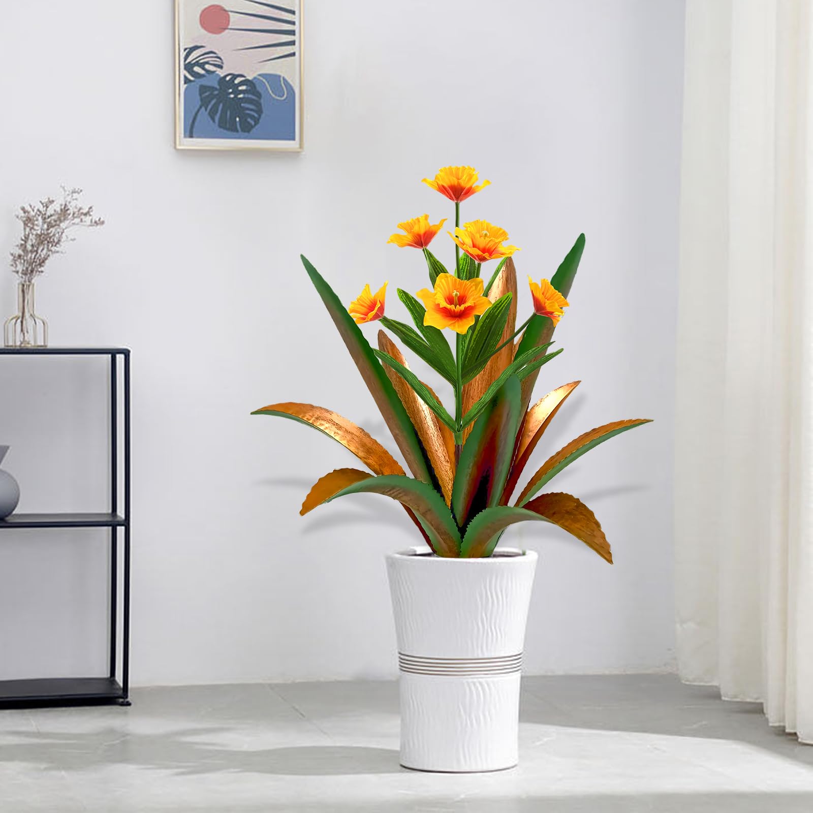TOMBABY Metal Agave Plants packaging with foam protection